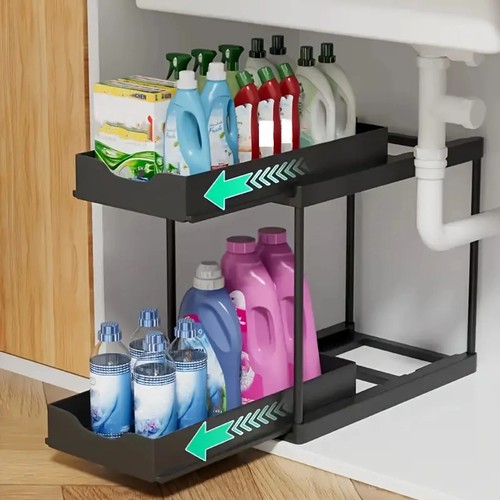 Tier under sink storage - 2,