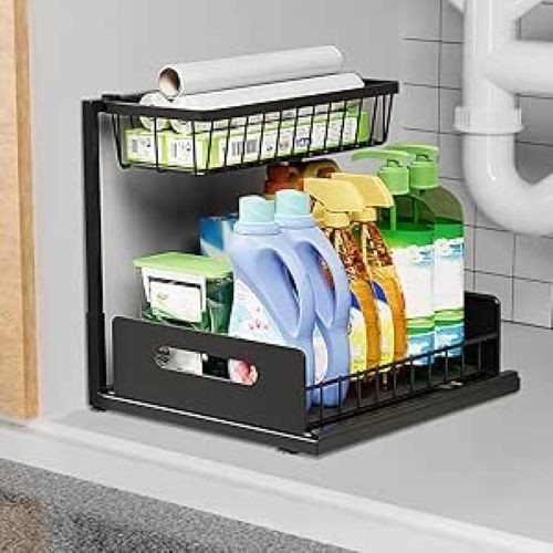 Tier under sink storage - 2,
