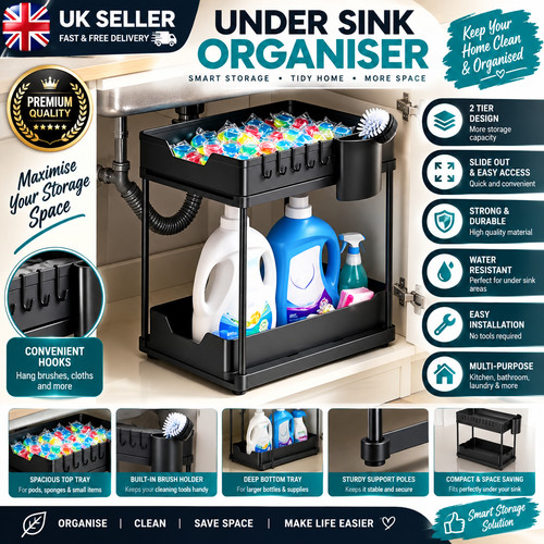 Under sink organiser - organiser, 2