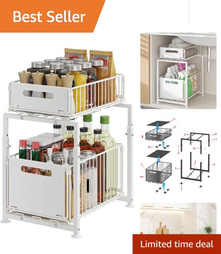 Stylish under sink organizer - stylish,