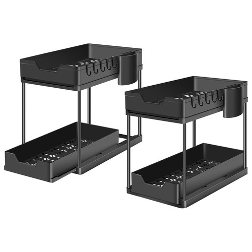 Tier under sink organizer - under,