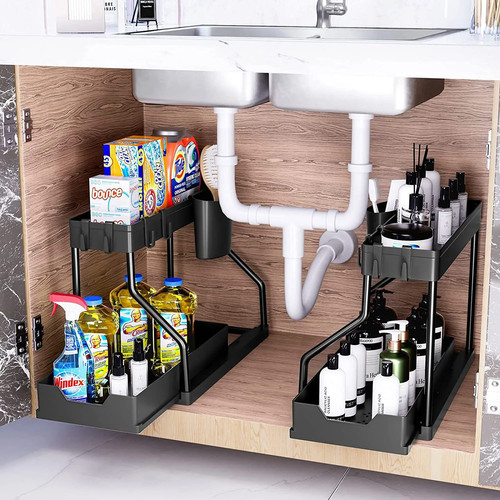 Tier under sink organizer - tier,