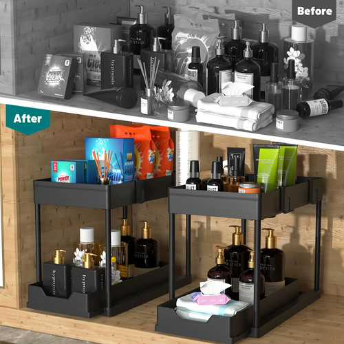 Tier under sink storage - tier,