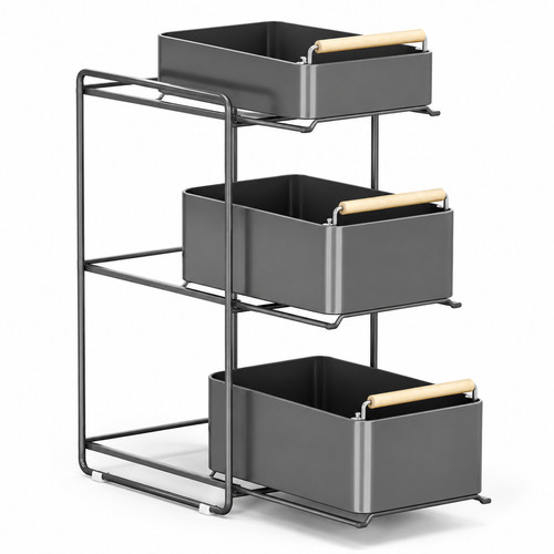 Tier pull out cabinet - 3-tier,