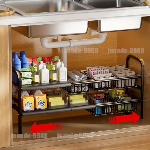 Tier extendable under sink - under,