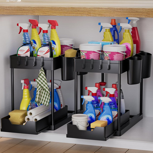 2pcs under sink - under, pullout