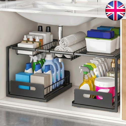Tier under sink organizer - under,
