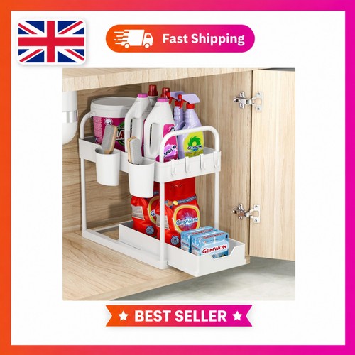 Space saving tier - 2-tier, white