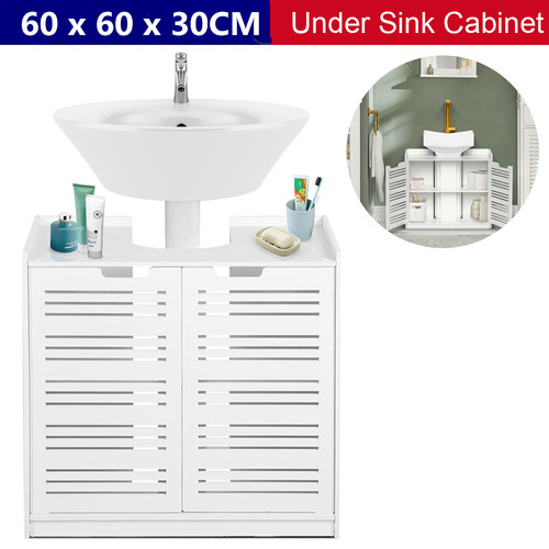 Bathroom under sink storage - under,