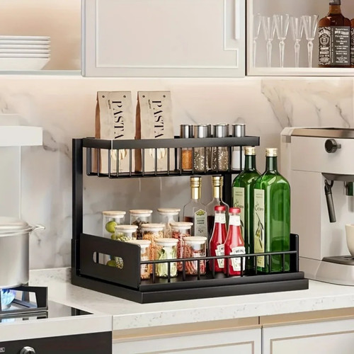 2tier shelves under - shelves, sink