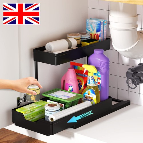 Tier under sink organizer - under,