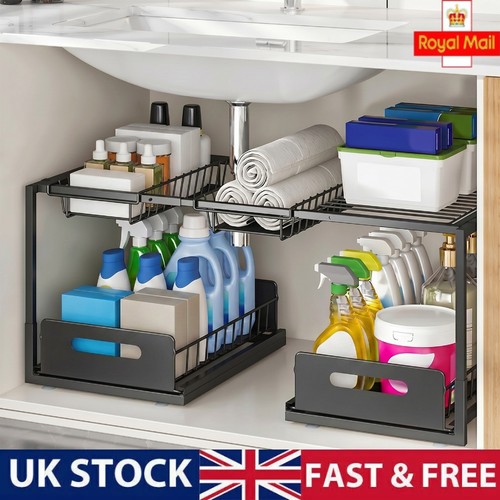 Tier under sink organizer - 2-tier,