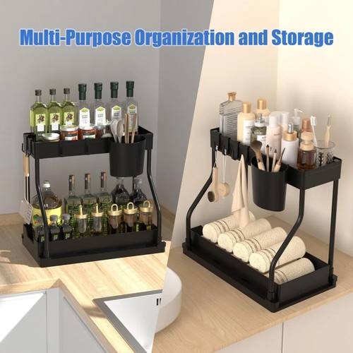 Bathroom under sink organiser - bathroom,