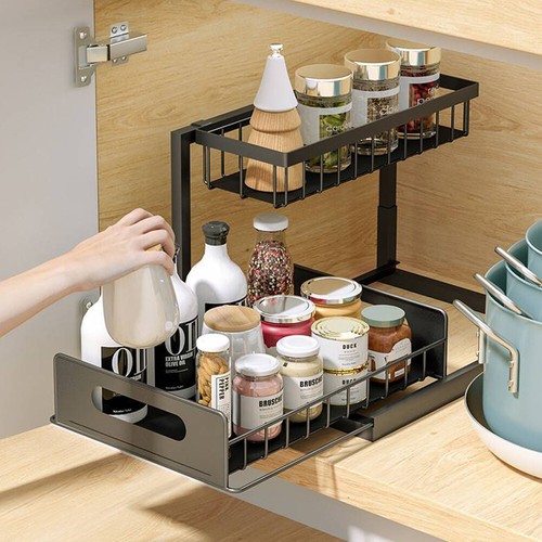 Pull out drawer organizer rack - drawer,