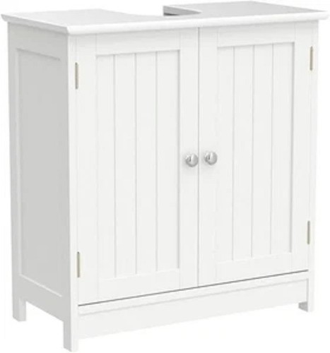 White bathroom vanity cabinet - white,
