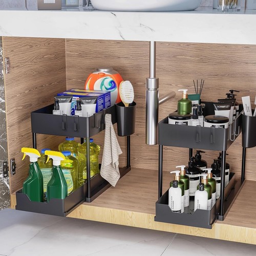 Under sink storage with - sink,