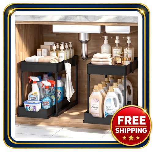 Under sink organizer pack - sink,