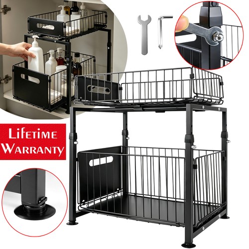 Tier sliding under sink - 2-tier,